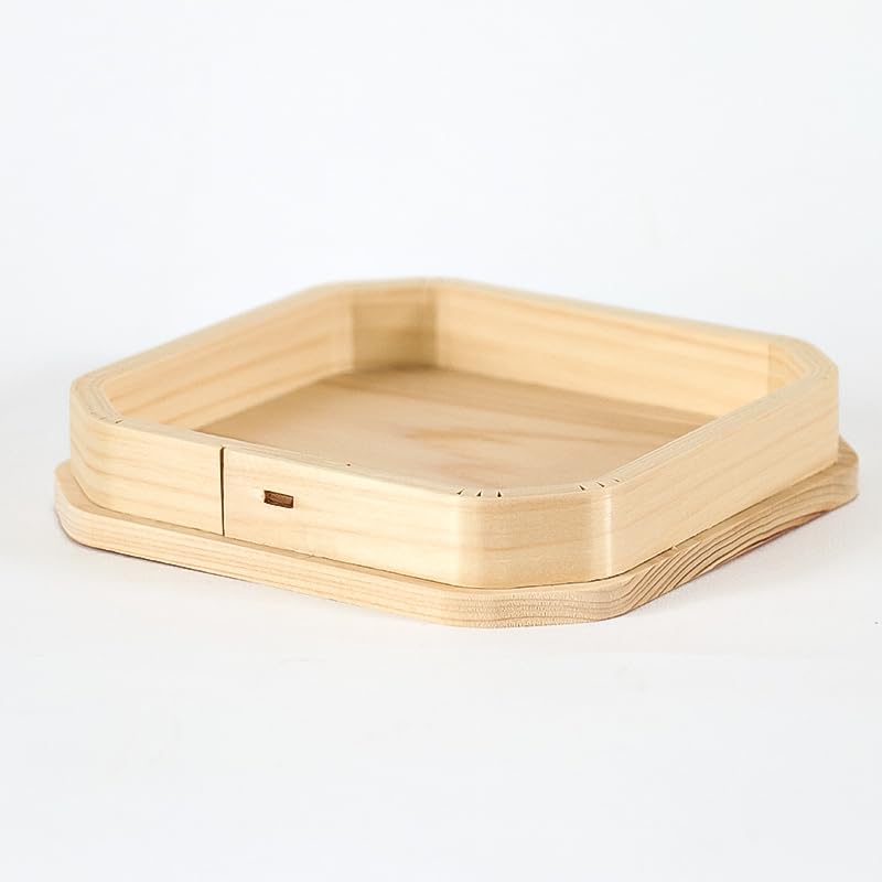 4,0-palcový skladací podnos (cyprus hinoki) na použitie ako sanpo (trojuholníkový oltár), kamidana (svätyňa), kagami mochi (ryžový koláč), obetné dary, oltár, alebo