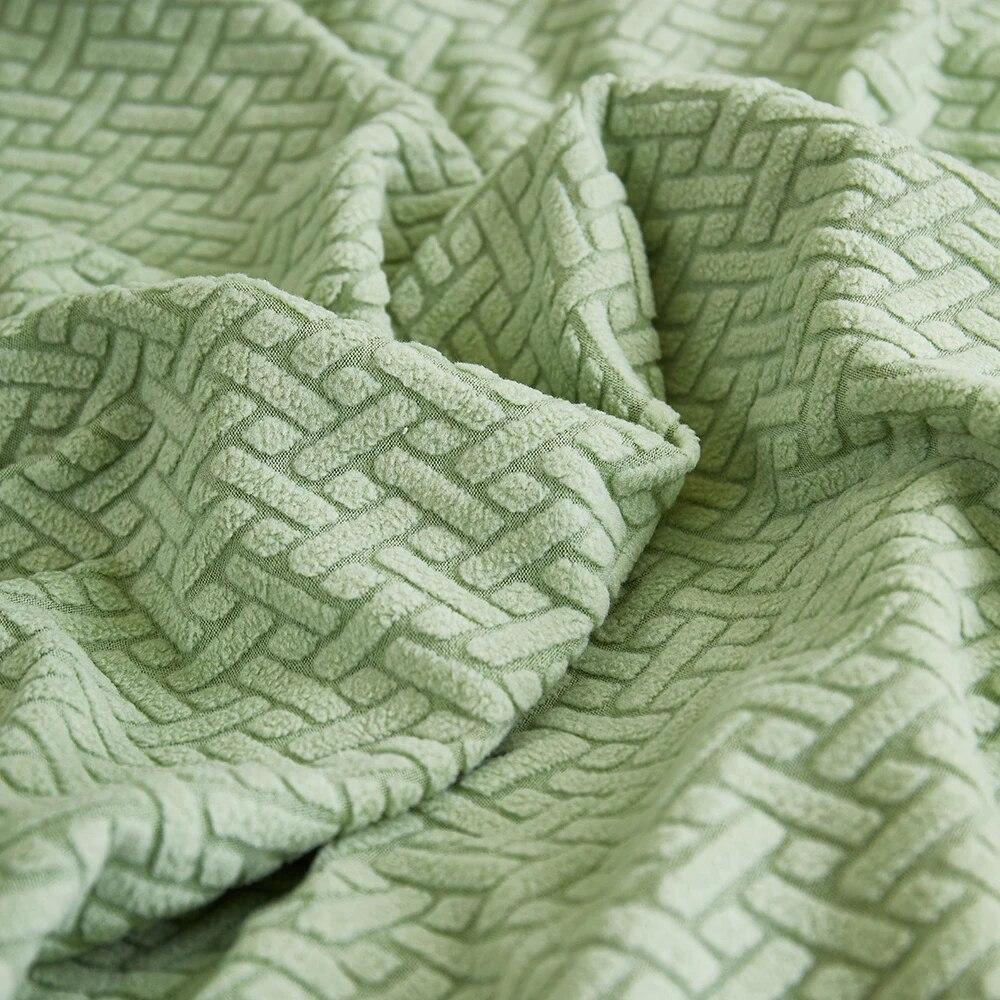 Jacquard Sofa Seat Cushion Cover Elastic Adjustable Skirted Slipcover Sofa Cover Sofa Slipcover Furniture Protector for Pets Kid