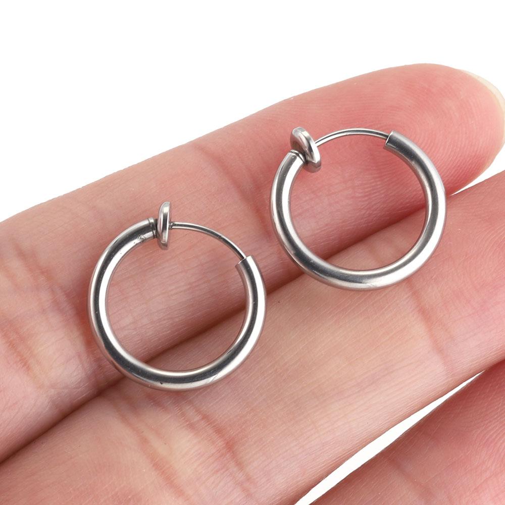 6pcs Stainless Steel Earring Hoop Women Earrings Korean Earrings Hoop Earring for Women Female Earring Jewelry Gifts