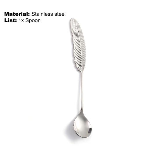 Coffee Spoon Smooth Edges Easy To Clean Comfortable Touch Pretty Attractive Unique Mixing for Bar