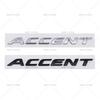 ACCENT Labeling Suitable for Hyundai Accent Rear Emblem English ABS Labeling car sticker emblem XX44