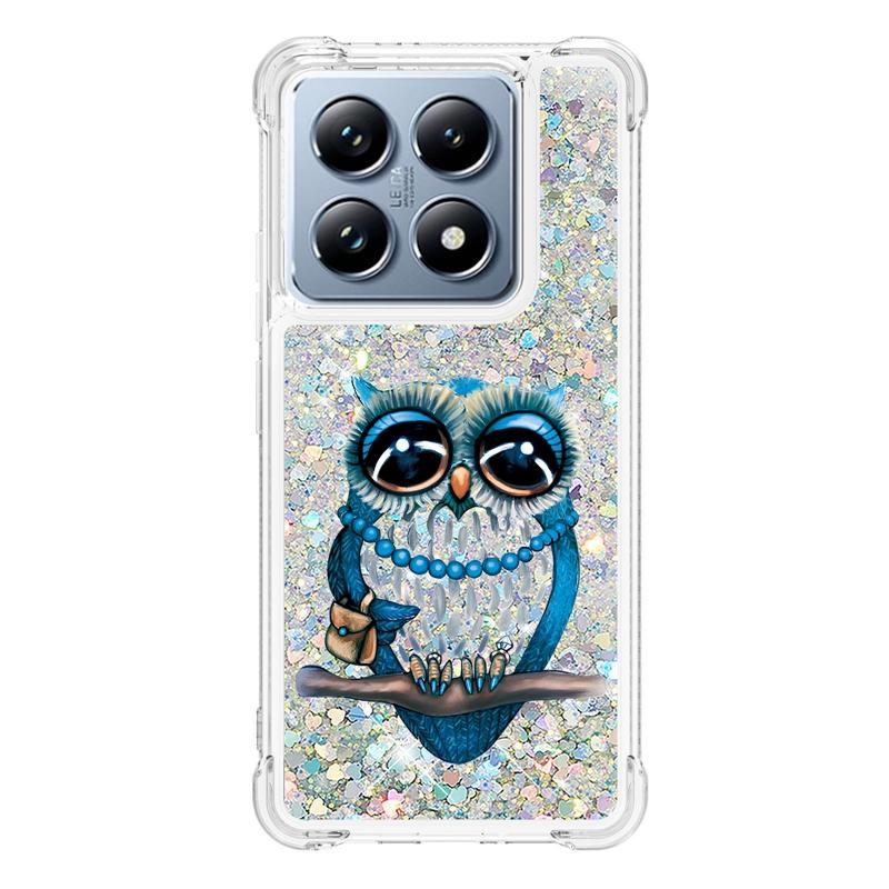Coque 14T Pro sur Pour Fundas Xiaomi 14T Pro Coque Paillettes Bling Dynamique Liquide Pour Xiomi Xiaomi14T 14TPro Étuis de Téléphone Fundas