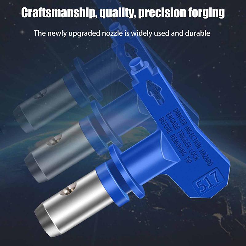 Blue Airless Paint Nozzles 211 313 315 415 417 515 517 523 623 For Airless Spraying Machine Tips And Paint Sprayer Machine Parts