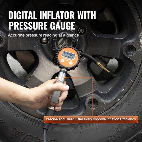 VEVOR 12V Heavy Duty Air Compressor with 6L Tank Kit, 6.35 CFM Portable Tire Inflator