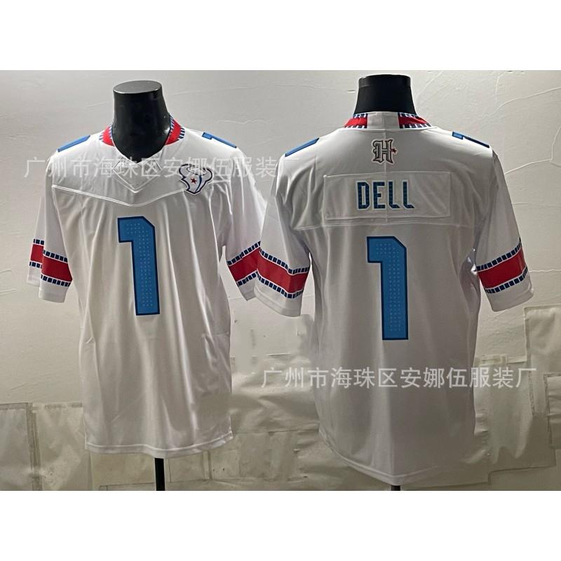 2026 Houston Texans Football Jersey 55 Short Sleeve Embroidered Sports Team Uniform