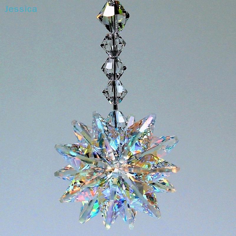 Hanging Crystal Prism Suncatcher – Colorful Rainbow Maker For Windows Gardens Gifts