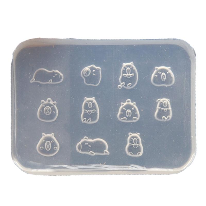 Capybara Shaped Silicones Molds Baking Molds for Making Candy Chocolate Cookie Muffins Mousses Cake Fondant Decorations