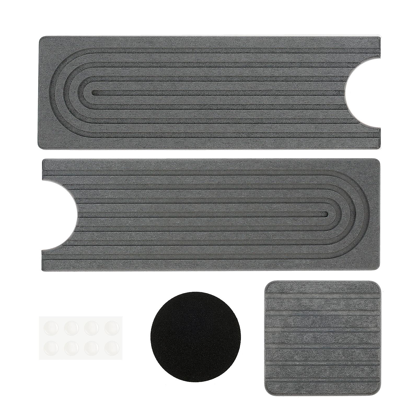 

Коврик под смеситель для кухонной раковины Диатомитовый коврик для раковины Защита от брызг от смесителя Водопоглощающий камень Поддон для раковины Быстросохнущая подставка для мыла и губки Коврик для раковины L