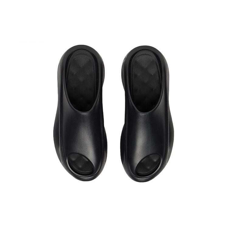 Li Ning Yun You Slay Quiet Abrasion Resistant Slide Slippers Unisex Black AZSV021-7