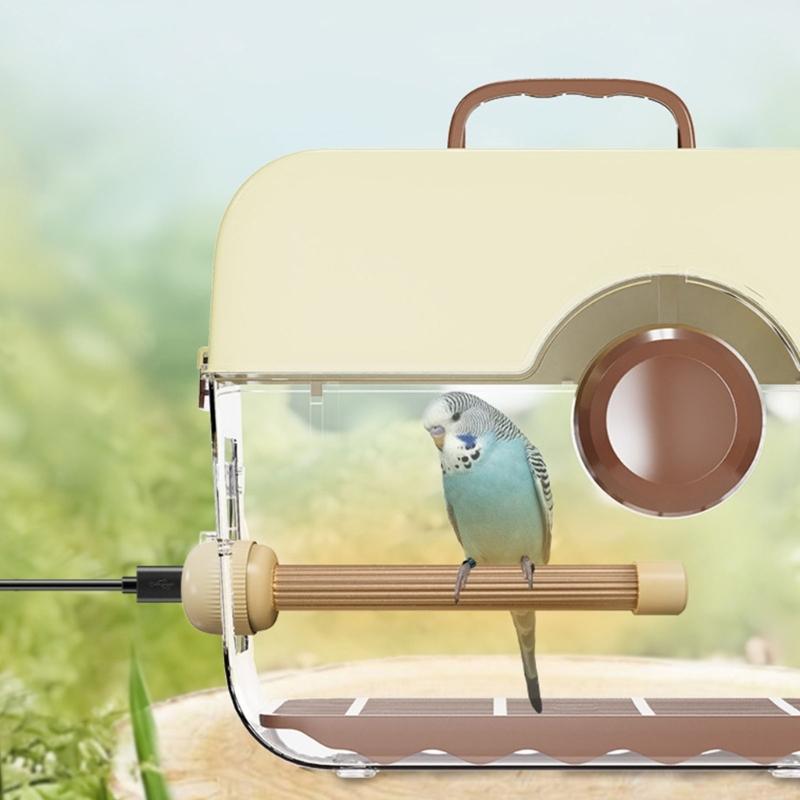 Verwarmde Vogel Zitstok Stand voor Papegaaien Parkieten Kleine Vogels Biedt Constante Temperatuur Warmte Tijdens Koude Winterdagen