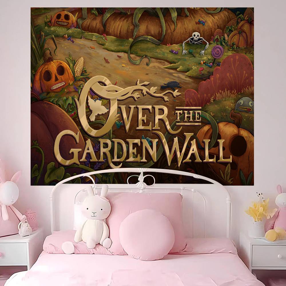 Cartoon OOver the GGarden WWall Colorful Tapestry Wall Hanging Bohemian Wall Tapestries Mandala Wall Art Decor