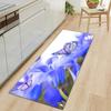 Butterfly Flower Pattern Home Kitchen Floor Mat Door Front Decoration Floor Mat