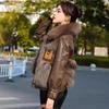 Winter New Short Fox Fur Grass Coat Women's Leather Coat Fur One Piece Warm and Thickened Coat