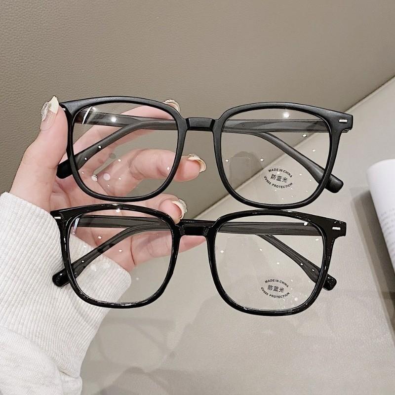 2PCS Pochromic 2 in 1 Sunglasses Anti radiation Blue Light eyeglasses square frame computer glasses for women