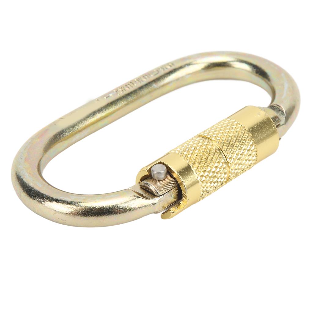 Outdoor Klettern Karabiner Bergsteigen Abstieg Sicherheit O-Typ Karabiner Clip für Rettung