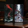 B-Black Myth Wukong Phone Case For Samsung S25,24,21,22,23,30,Ultra,20,Plus,Fe,Lite,Note Soft Black Cover