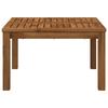 Coffee Table Natural 60 x 60.5 x 36 cm Solid Acacia Wood