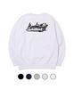 CREAM SODA LAB Basketball Arc Big Logo Sweatshirt Light Grey