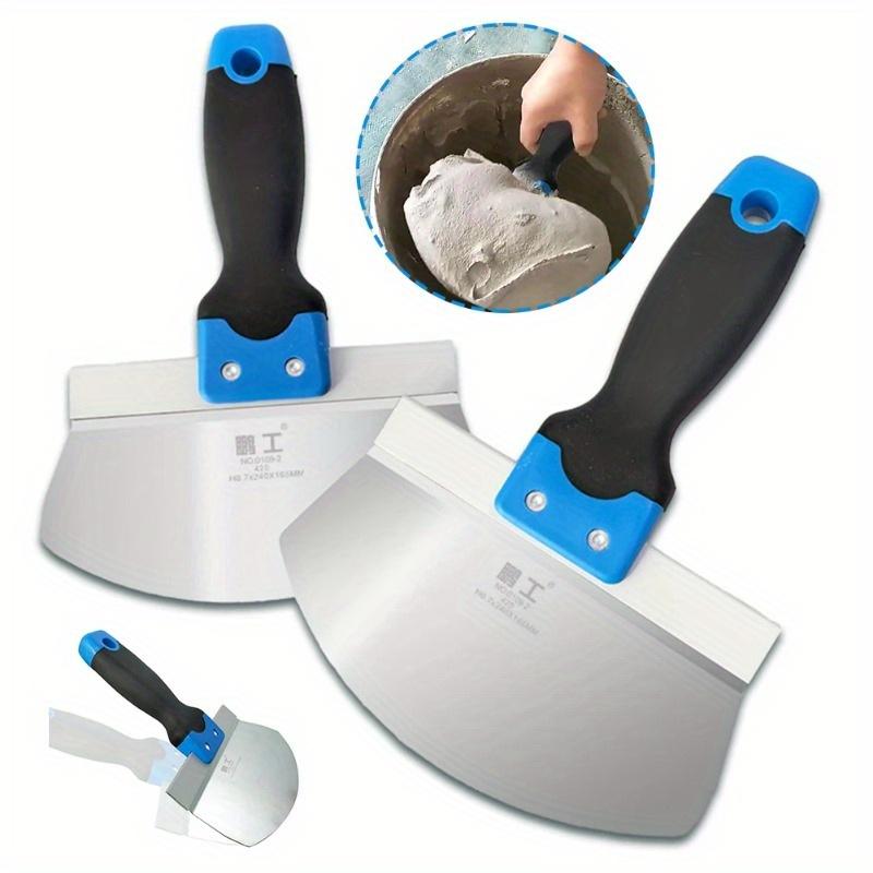 Paint Scraper Construction Worker Home Paint Scraper Stainless Steel Putty Knife Scraper Wallpaper Scraper for Drywall Finishing