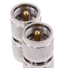 1X N Male Plug To Uhf Pl-259 Pl259 Male Straight Radio Rf Adapter Connector