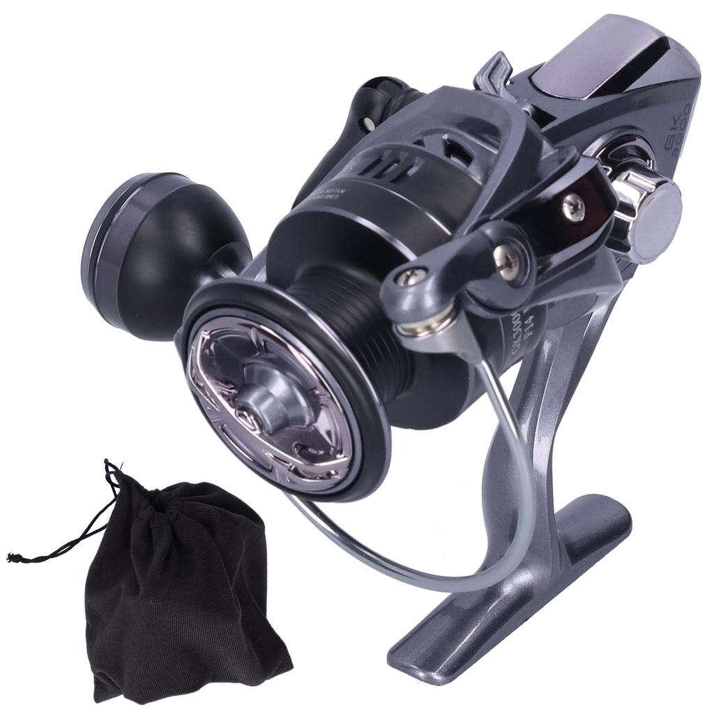 13+1 Bearing Spinning Reel 5.2:1 Gear Ratio Foldable Arm Fishing Wheel Fishing Accessory(GK3000 )