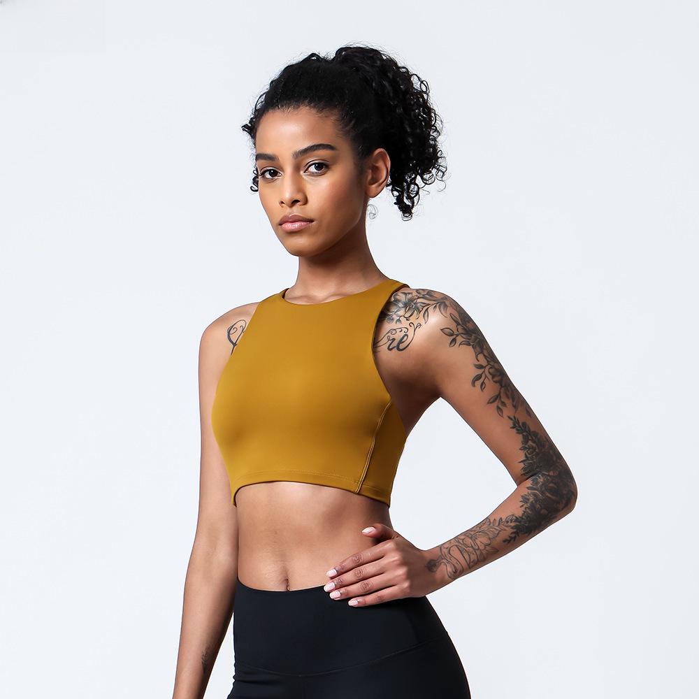 Dámská oboustranná sportovní vesta na jaro/léto 2022, sportovní podprsenka na jógu, běh, fitness