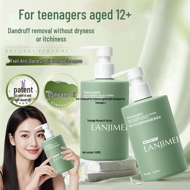 

Teen Anti-Dandruff Shampoo: Oil Control, Volumizing, Anti-Itch for Boys, Girls, and Kids