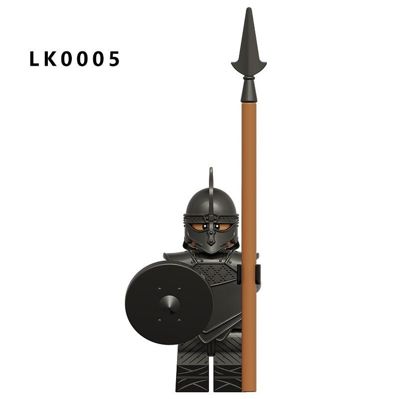 LK0005 LK0006 Used Soldiers Assemble Building Blocks, Dolls, Toy Soldiers, Enthusiasts, Collected Gifts for Children