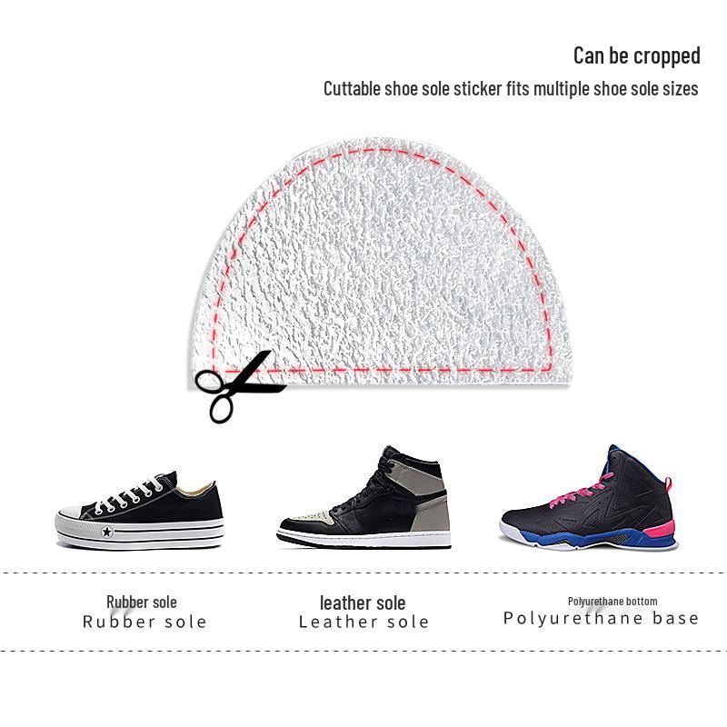 Protezione Ispessita Antiscivolo Resistente all'Usura per Suole di Sneaker, Scarpe Casual e Sportive
