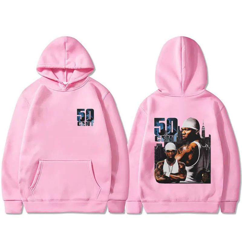Rapper 50 Cent Curtis graphic hoodie men's c