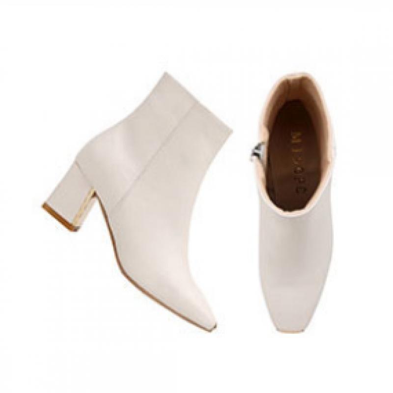 MiSope Women S Ankle bootS Toe Decor 6cm 012046704