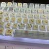 24pcs Cat Head Keyboard Stickers Raised Clear Keycap Covers Cute Protector For Long Nails, PC, Laptop, Gaming & Work