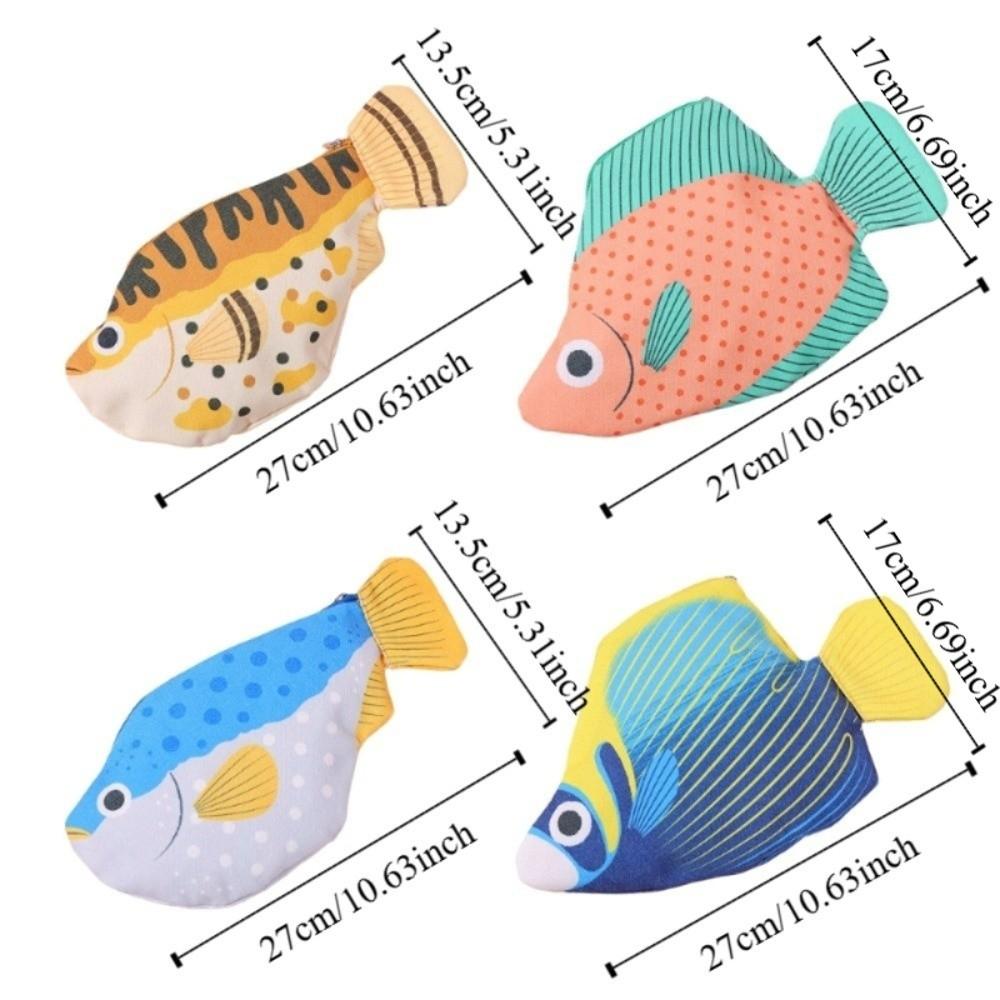 Pufferfish Fish Pencil Case Deep-Sea Fish Marine Organism Pencil Pouch  Office