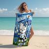 1pc Kitty Argentina Soccer Cartoon Quick Dry Microfiber Bath Towel for Swimming Surfing Camping Unisex Holiday. SJT7201135