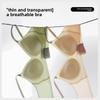 Cool Touch Seamless Push Up Bra for Small Bust, Soft Support Wireless Uplift Anti-Sagging Breathable Lingerie