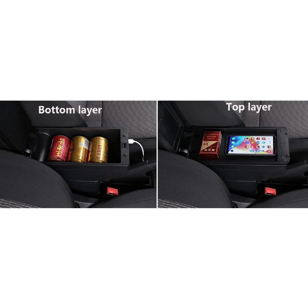 For Nissan Note Armrest Box For Nissan NOTE Car Armrest Interior Details Retrofit Parts Car Accessories Storage Box Ashtray