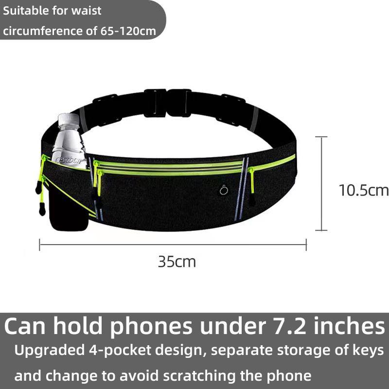 Laufausrüstung personalisierte Handytasche, 7-Zoll-Hüfttasche, ultradünne und multifunktionale Damen-Schlüsseltasche, mehrere Außentaschen