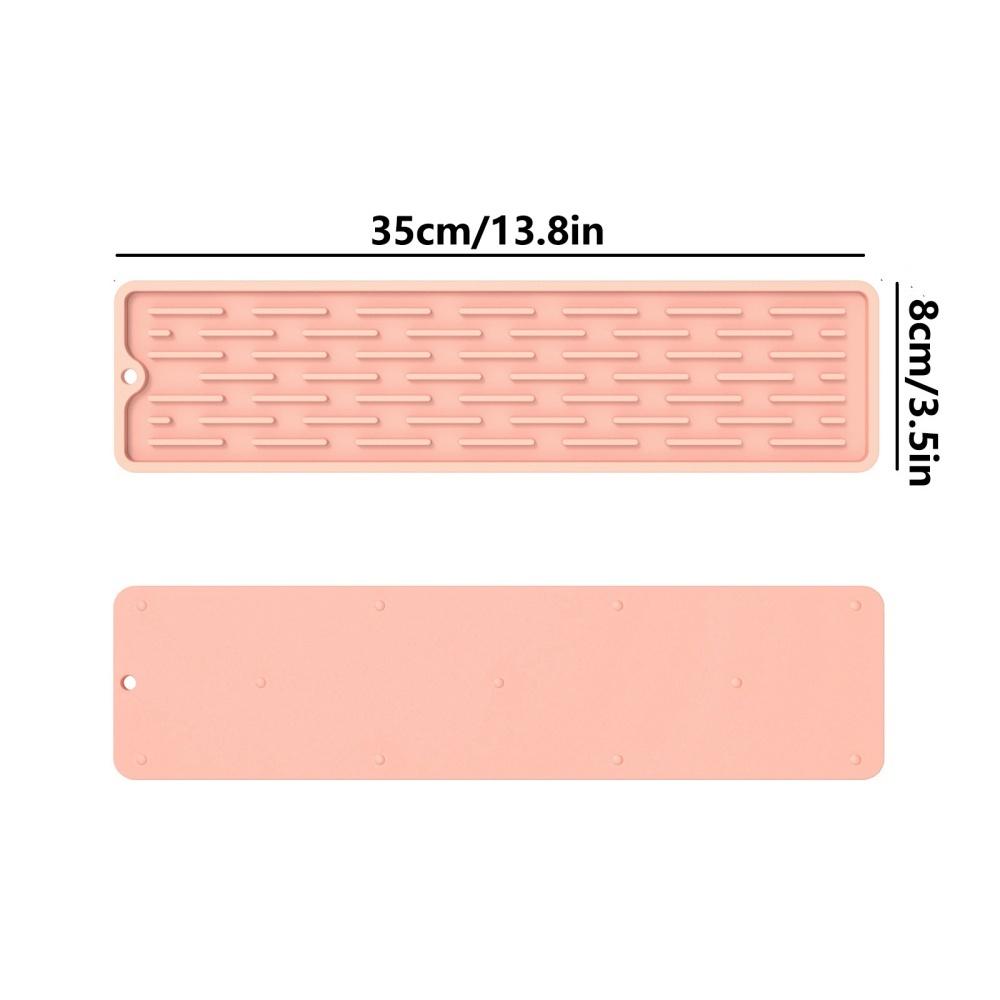 Silicone Tableware Cushion Anti Slip Sink Tray Kitchenware Protection Mat Dish Drying Cushion Pad Storage Drain Mat Coasters