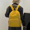 Lightweight Water-proof Nylon Student Schoolbag Trendy Leisure Large Capacity Simple Backpack Junior High School Campus Backpack