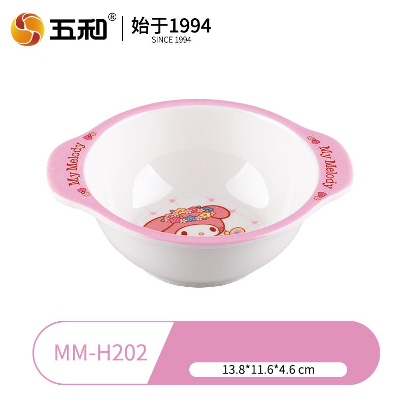 Sanrio Children Tableware My Melody Series Salad Plate Home Dining Plates Rice Salad Bowl Cartoon Water Cup Anti Fall Tableware