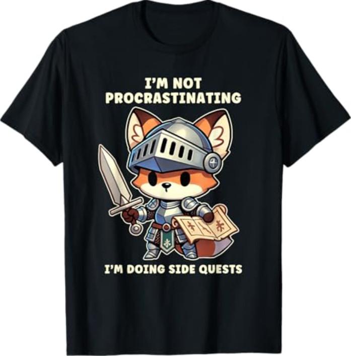 I m Not Procrastinating I m Doing Side Quests Gamer T-Shirt S разноцветный