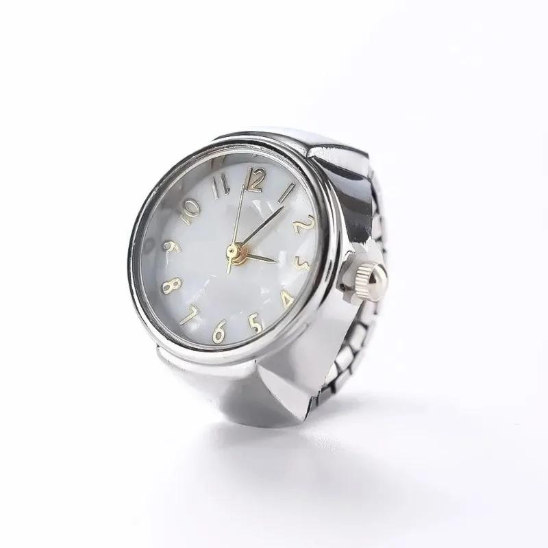 Ins Punk Watch Ring 2026 New Couple Finger Watch Mini Clock Creative Fashion Accessories
