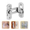 Stainless Steel Hook Lock Latch 90 Degree Flips Barn Door Lock For Sliding Gate Security Outdoor Safety Durable Fence