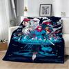 3D P-Princess Cartoon The M-MononokeE Flannel Blanket Soft Throw Blanket Art For Home Decor Bedroom Bed Sofa Picnic Kids Gifts