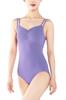 Spaghetti Strap Backless Camisole Ballet Leotard for Size 175 [s.lemon] V-neck Adults, Purple,