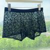 5 Stück Herren Unterwäsche Spitze Leopardenmuster Unterwäsche Jacquard Flachwinkel Unterwäsche Shorts Boxer Brief