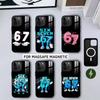 S-Six SS S-Seven 67 Phone Case For iPhone17,16,15,14,13,12,11 Plus,Pro Magnetic with Magsafe Wireless Charging