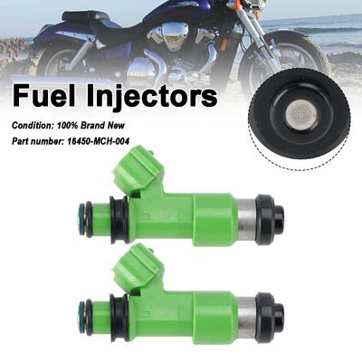 2PC Fuel Injectors 16450-MCH-004 For Honda VTX1800 VTX1800C R S/N/F/T