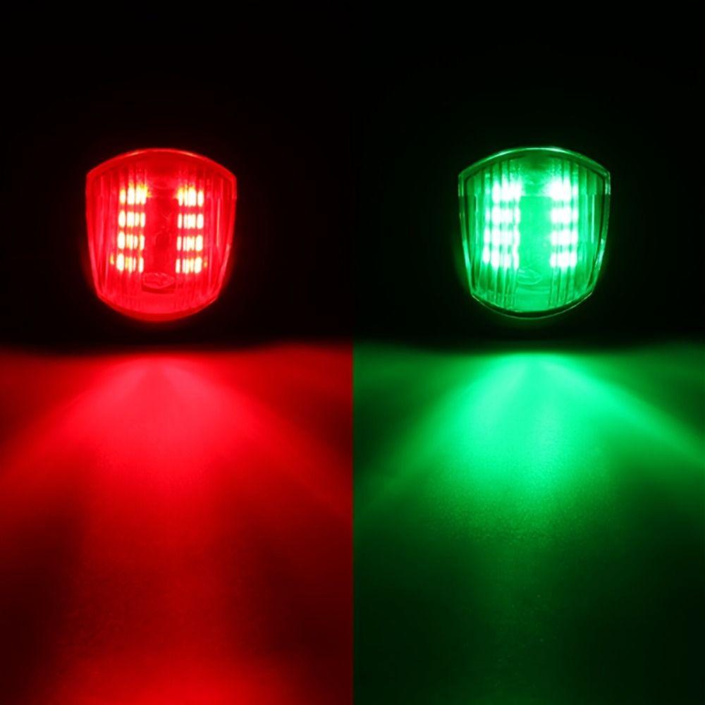 LED Marine Sounding Light LED Navigation Light Red and Green Warning Lamp  Fishing Boat