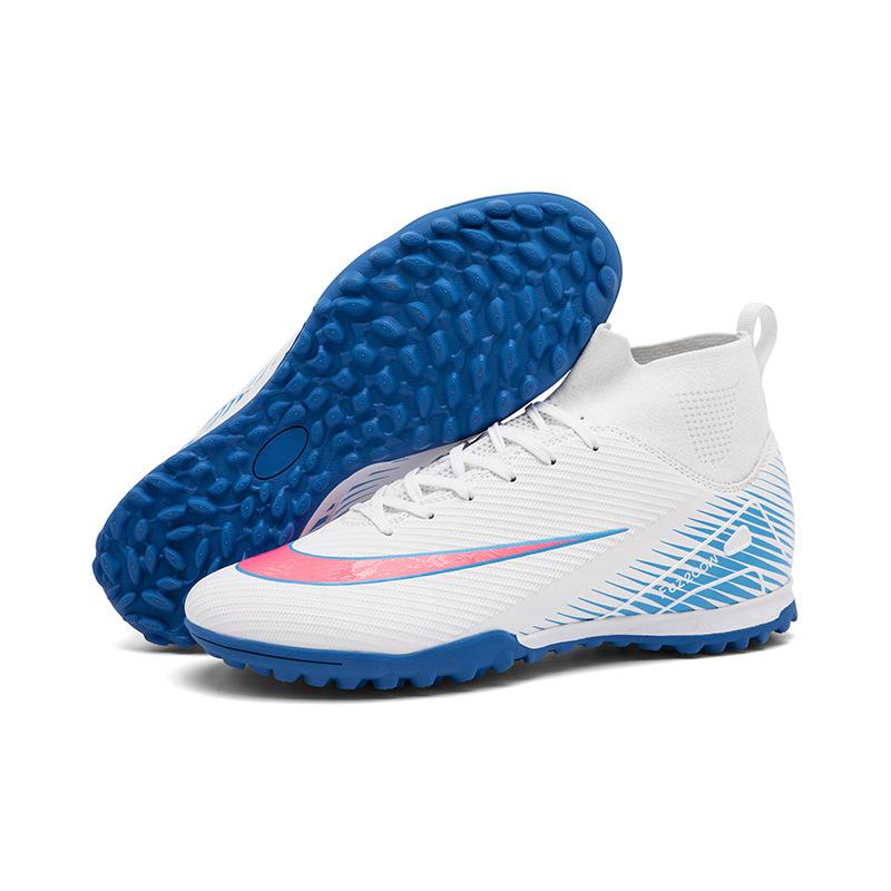High-Top Football Shoes Tf Broken Nails Artificial Turf Ag Nails Boys And Girls Teenagers Students Sports Training Shoes